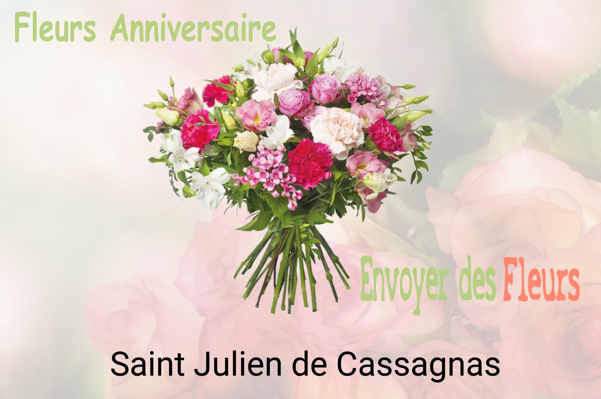 Bouquet de fleurs d’anniversaire livré à Saint-Julien-de-Cassagnas