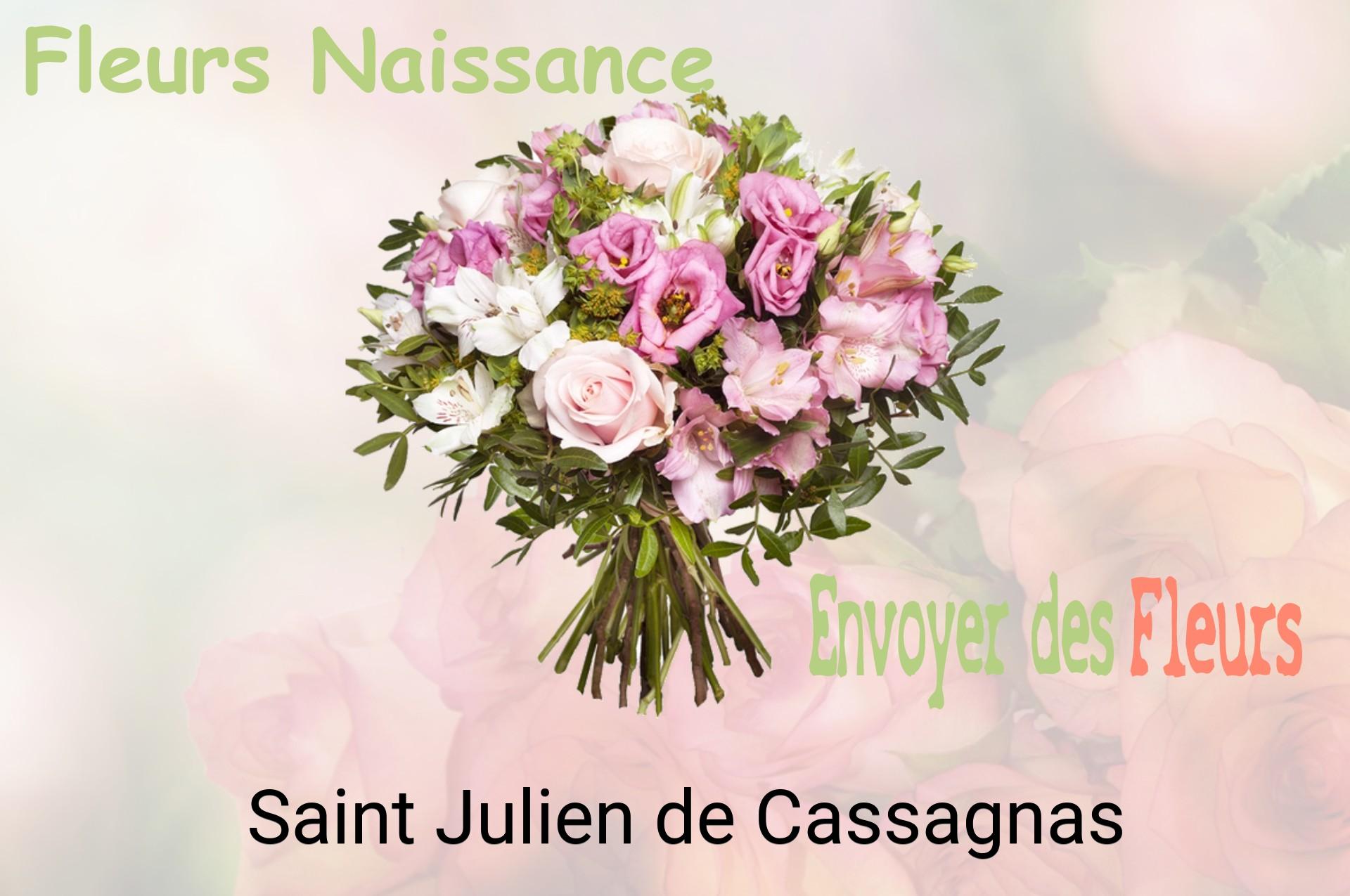 Bouquet de fleurs de naissance livré à Saint-Julien-de-Cassagnas